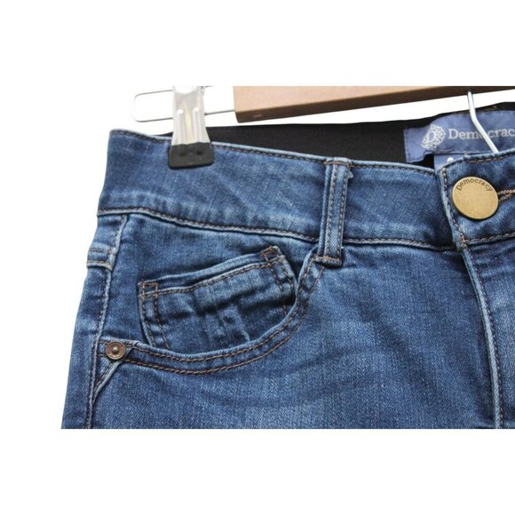 Democracy Ab Solution Jeans Size 4 Boot Cut Distressed Slimming Comfort Stretch - Picture 5 of 12